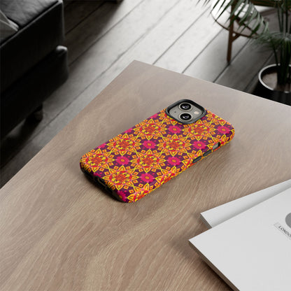 Tough Cases, Scorpio, Zodiac v1, Flower Pattern