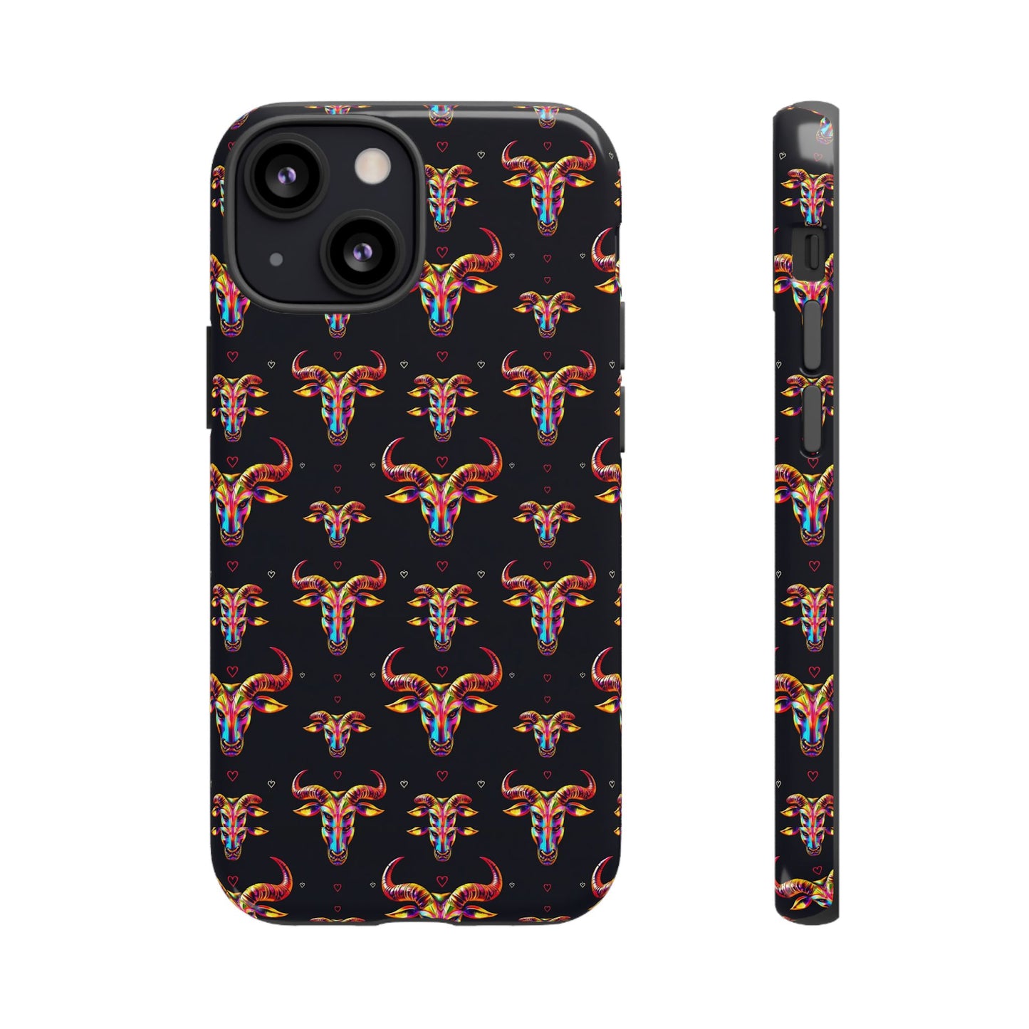 Tough Cases, Taurus, Zodiac, Metal Pattern