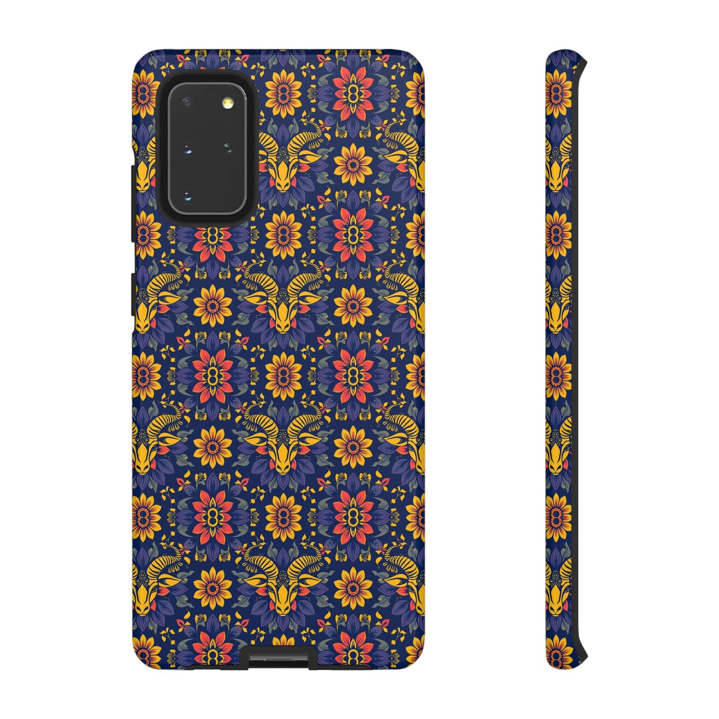 Tough Cases, Taurus, Zodiac v3, Flower Pattern