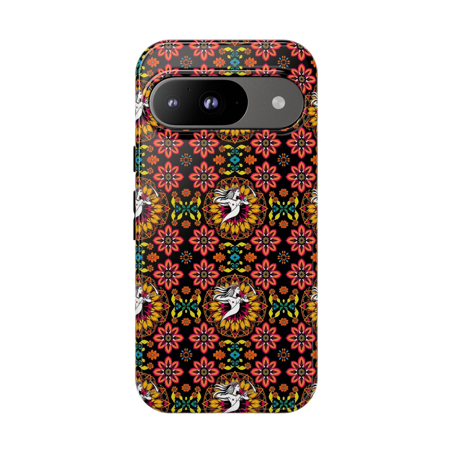 Tough Cases, Sagittarius, Zodiac v2, Flower Pattern