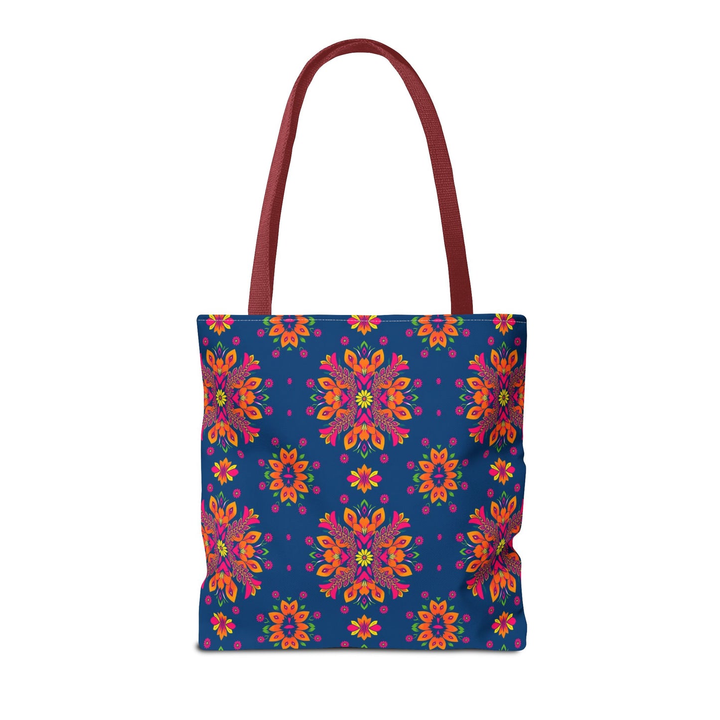 Tote Bag (AOP), Gemini, Zodiac v2, Flower Pattern