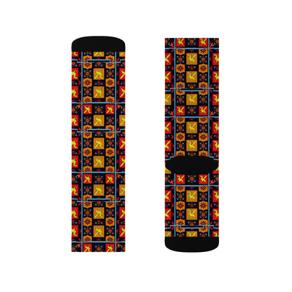 Sublimation Socks, Sagittarius, Zodiac, Shapes Pattern