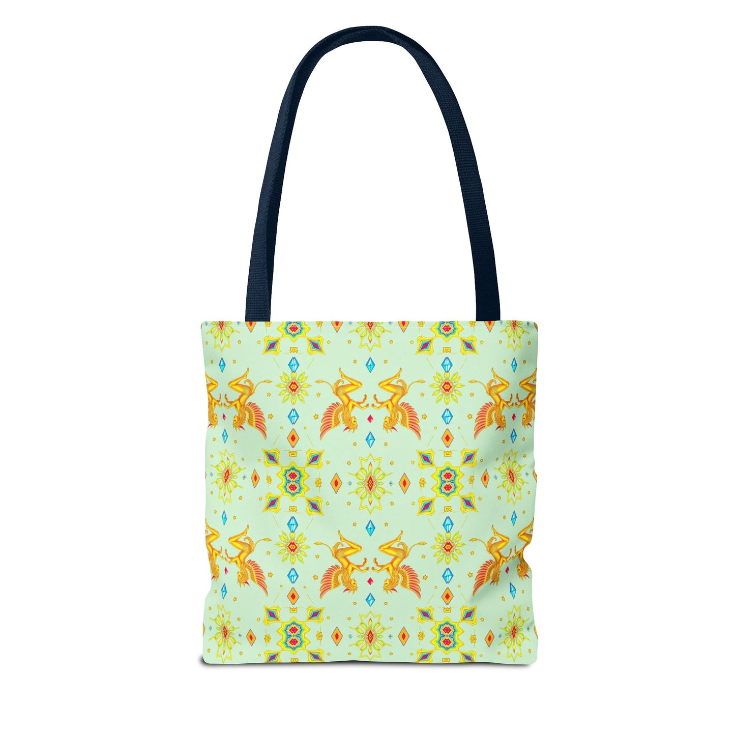 Tote Bag (AOP), Gemini, Zodiac v1, Jewel Pattern