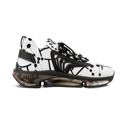 Men's Mesh Sneakers, Gemini Zodiac Sign, all over print