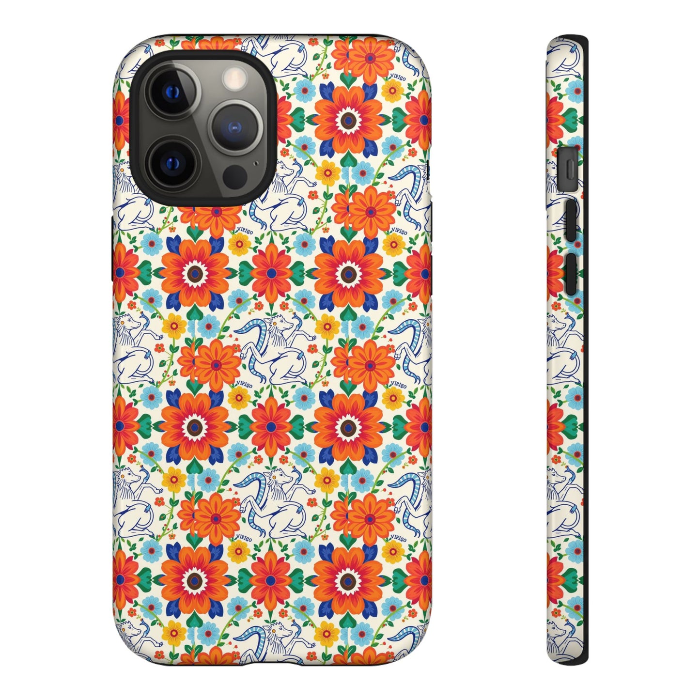 Tough Cases, Virgo, Zodiac v4, Flower Pattern