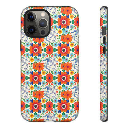 Tough Cases, Virgo, Zodiac v4, Flower Pattern