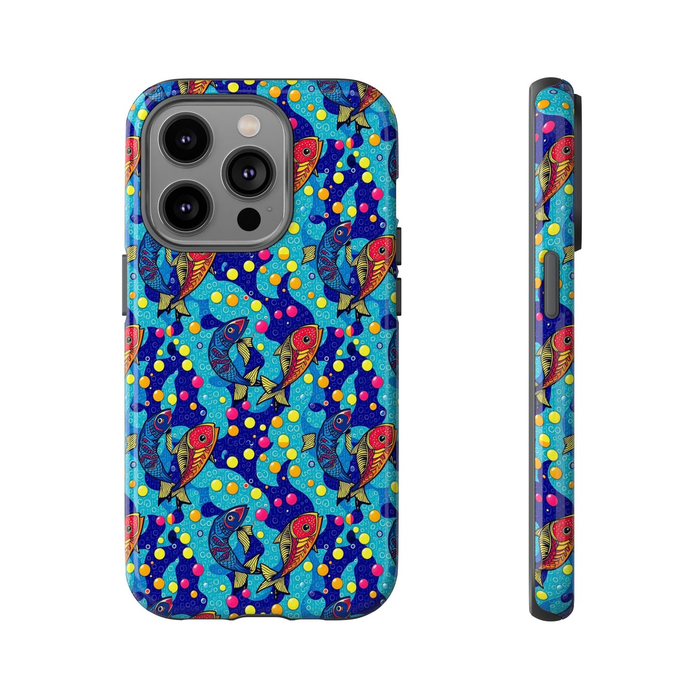 Tough Cases, Pisces, Zodiac v2, Bubble Pattern