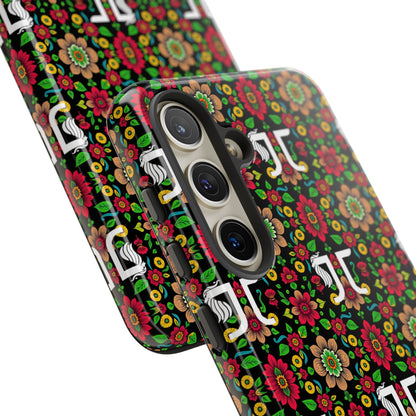 Tough Cases, Gemini, Zodiac v4, Flower Pattern