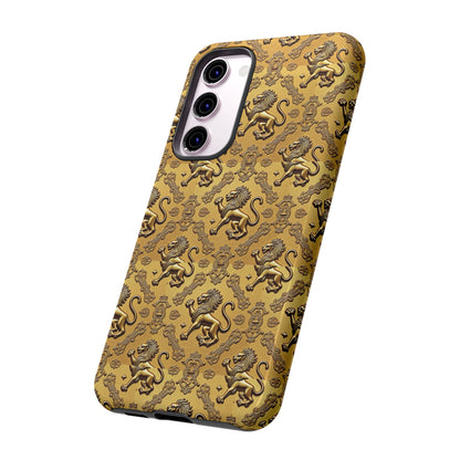 Tough Cases, Leo, Zodiac, Metal Pattern