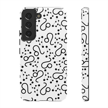 Tough Cases with the Leo Zodiac sign for iPhone, Samsung Galaxy, and Google Pixel devices