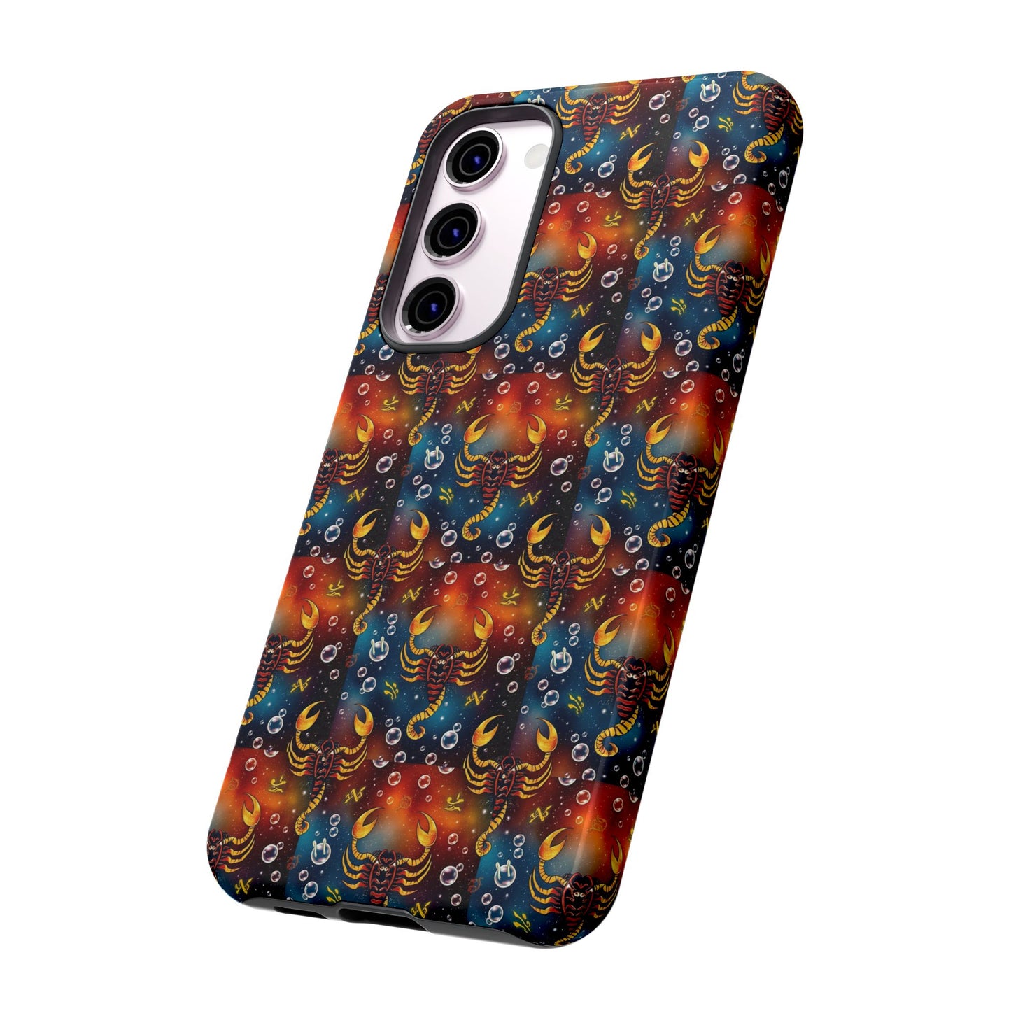 Tough Cases, Scorpio, Zodiac v2, Bubble Pattern