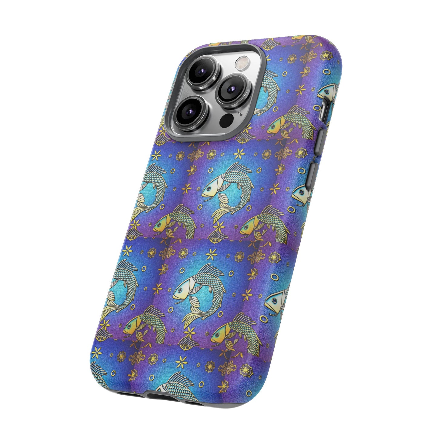 Tough Cases, Pisces, Zodiac v2, Metal Pattern