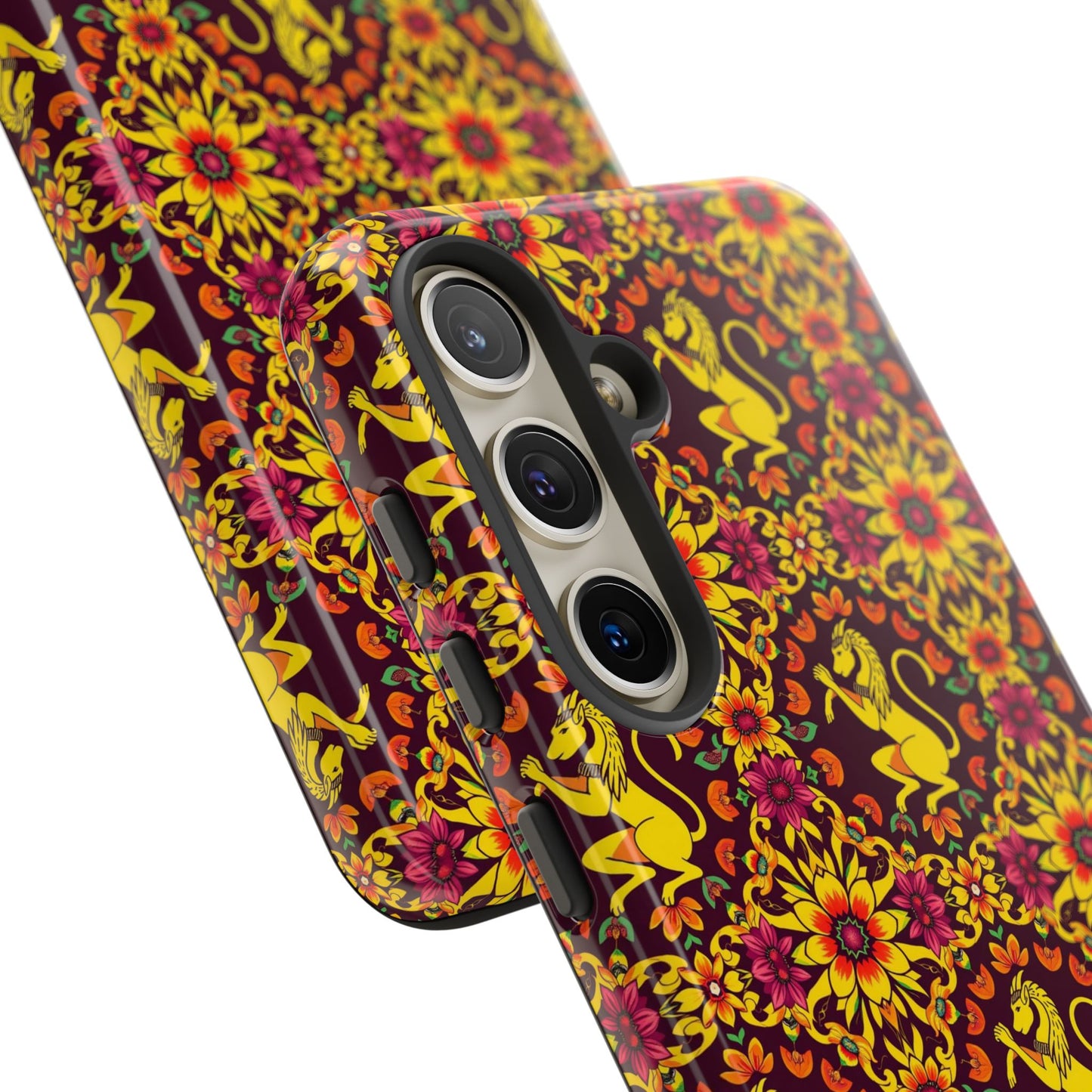 Tough Cases, Virgo, Zodiac v1, Flower Pattern