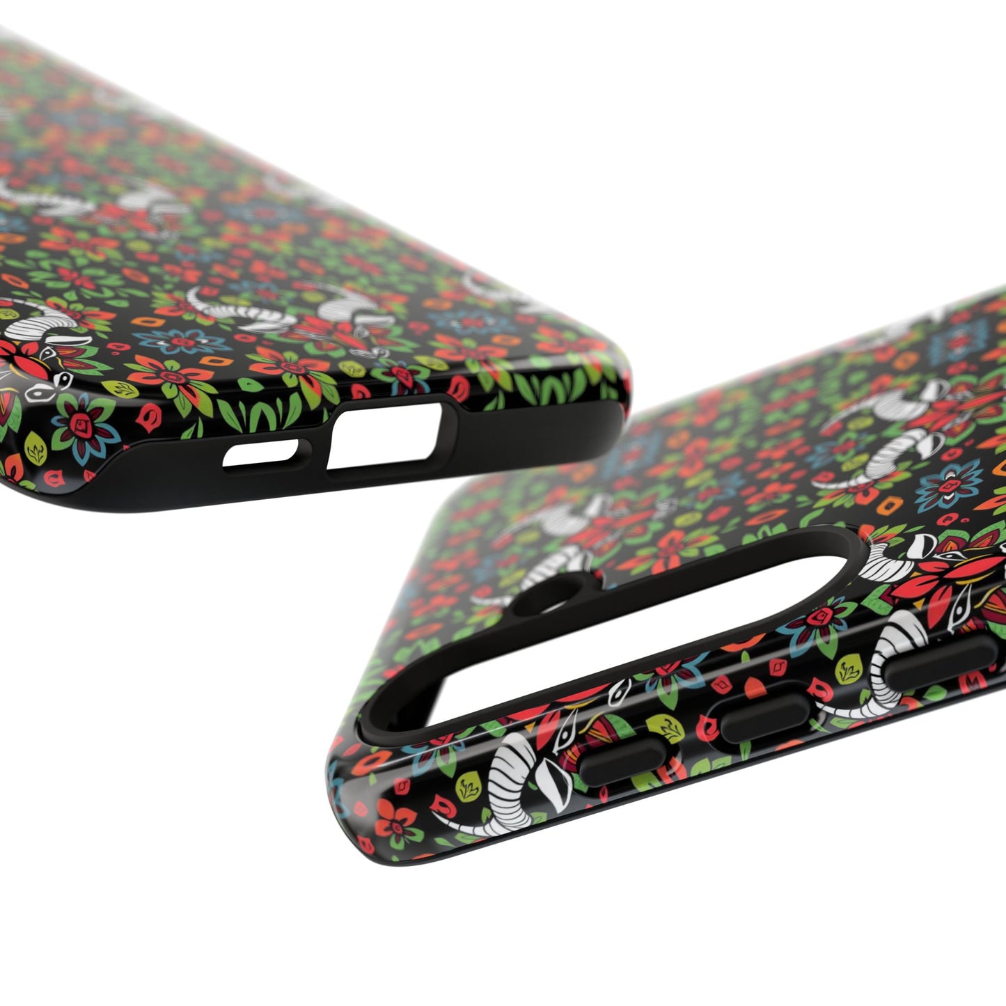 Tough Cases, Taurus, Zodiac v2, Flower Pattern
