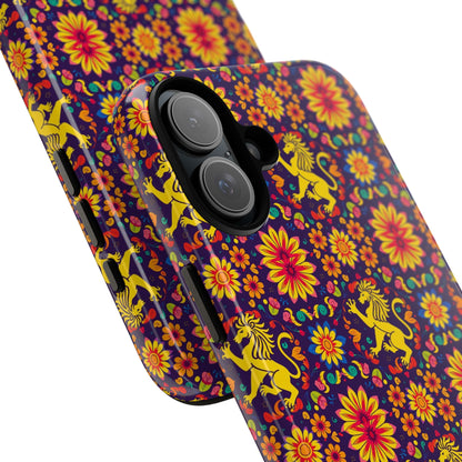 Tough Cases, Leo, Zodiac, Flower Pattern