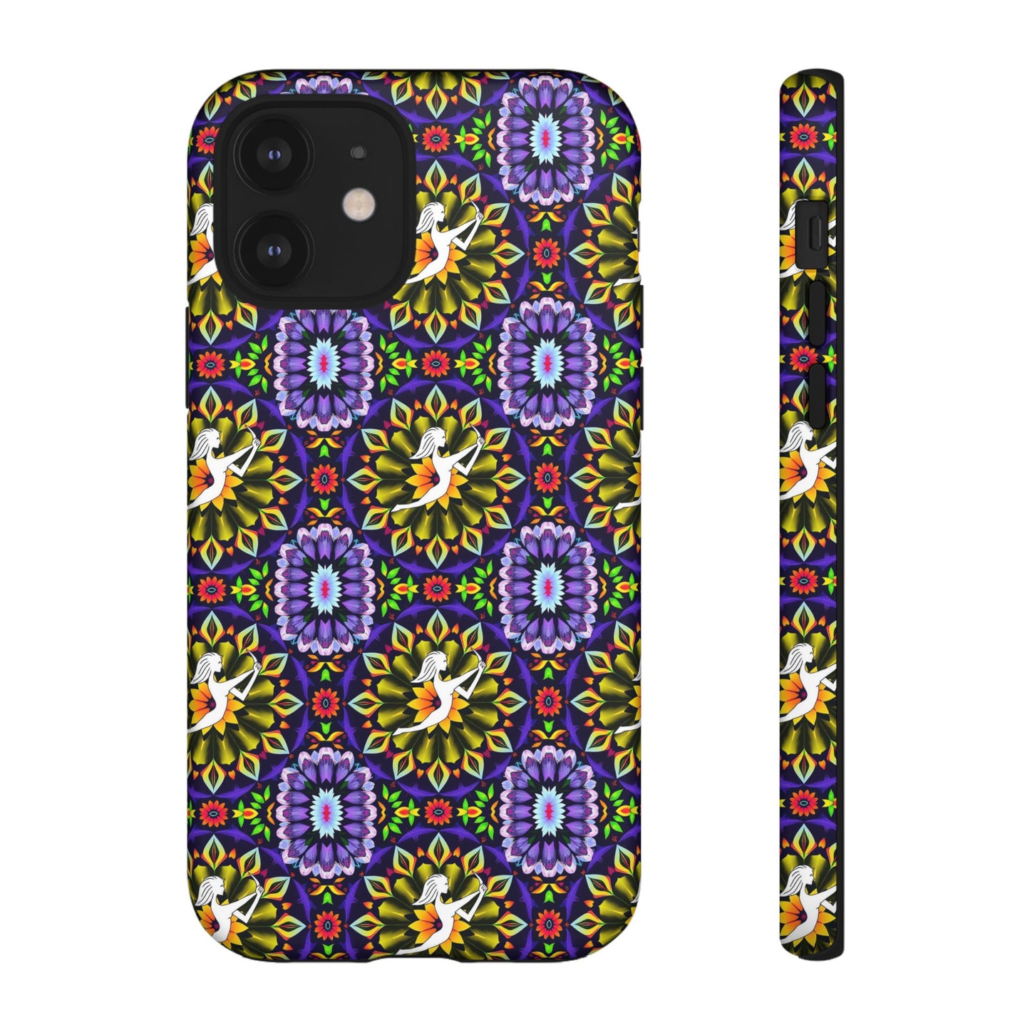 Tough Cases, Sagittarius, Zodiac v1, Flower Pattern