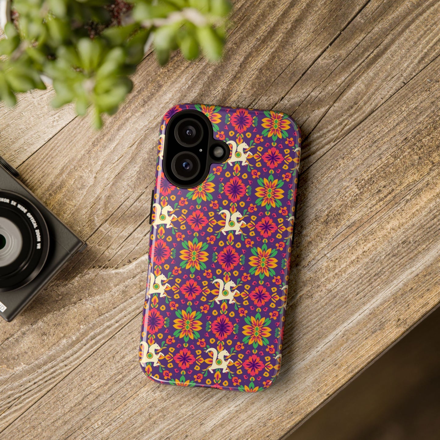 Tough Cases, Aquarius, Zodiac v1, Flower Pattern