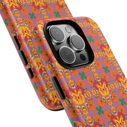 Tough Cases, Aries, Zodiac v1, Flower Pattern