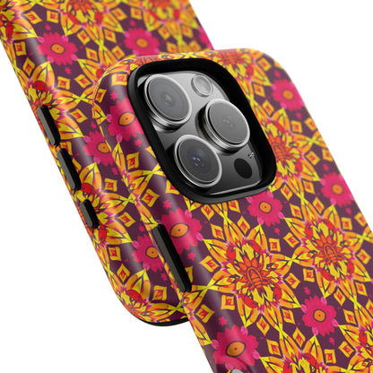 Tough Cases, Scorpio, Zodiac v1, Flower Pattern