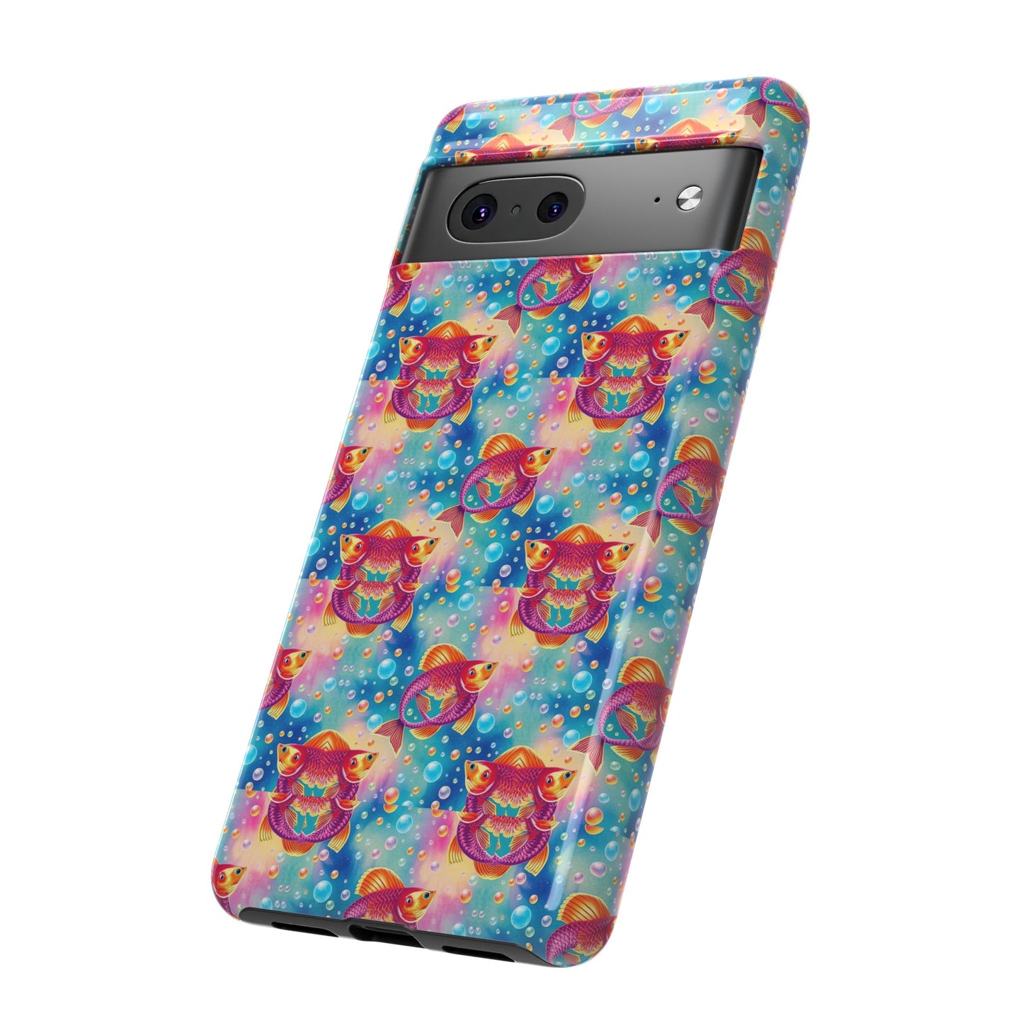 Tough Cases, Pisces, Zodiac v1, Bubble Pattern
