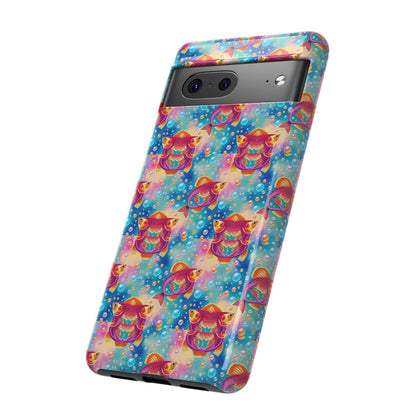 Tough Cases, Pisces, Zodiac v1, Bubble Pattern