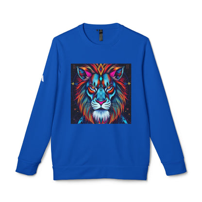 Adidas, Unisex Fleece Crewneck Sweatshirt, Leo, Pop Art v1, Zodiac
