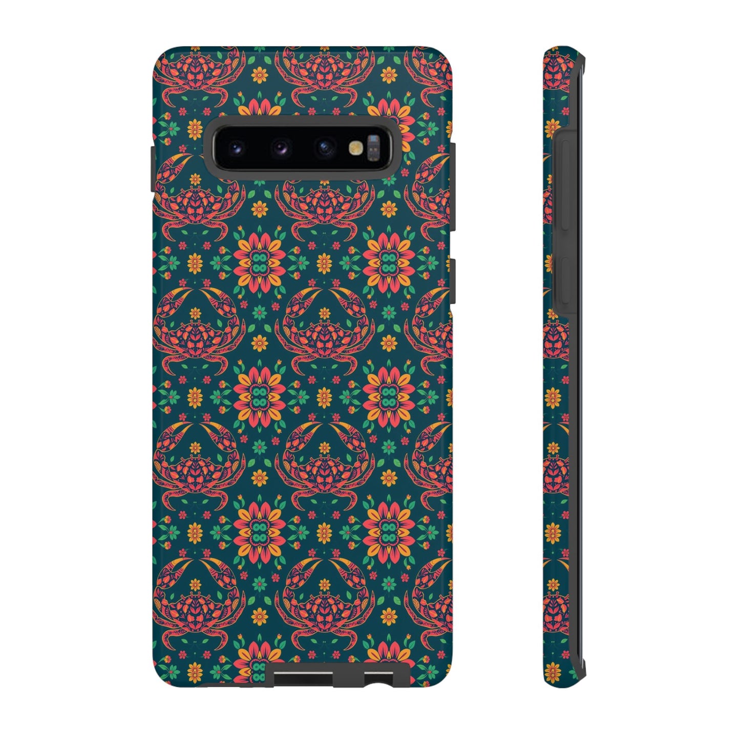 Tough Cases, Cancer, Zodiac v4, Flower Pattern