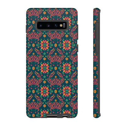 Tough Cases, Cancer, Zodiac v4, Flower Pattern