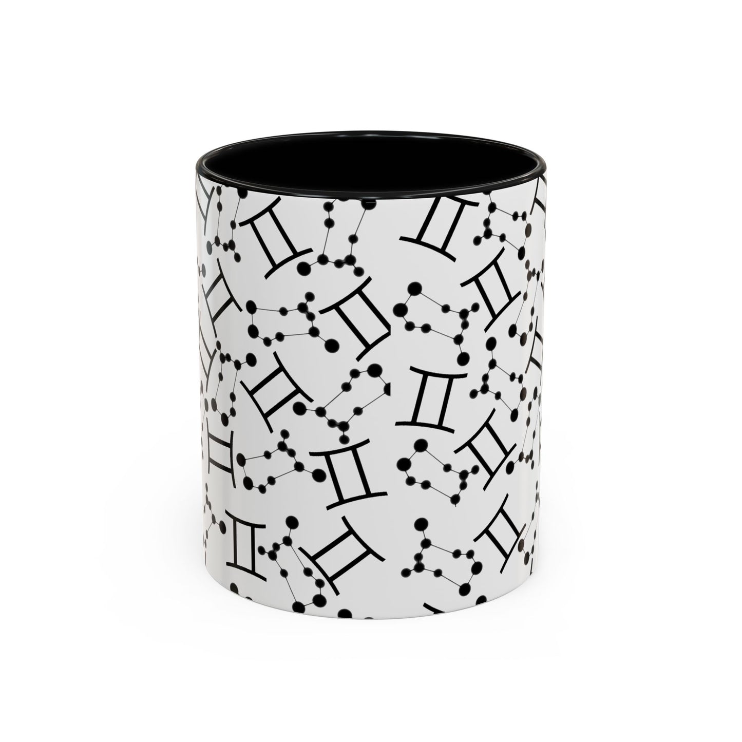 Accent Coffee Mug with the Gemini sign (11, 15oz)