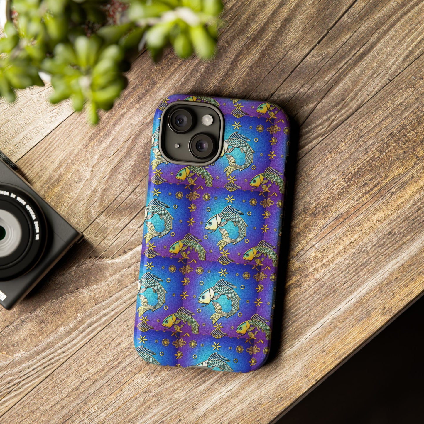 Tough Cases, Pisces, Zodiac v2, Metal Pattern