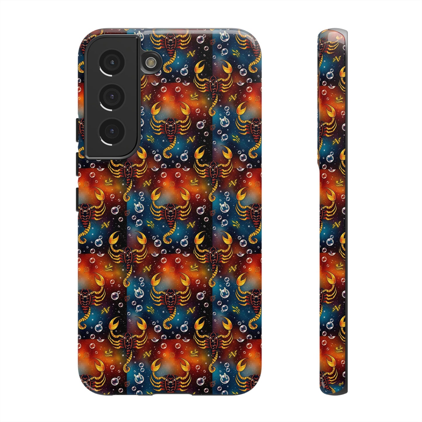 Tough Cases, Scorpio, Zodiac v2, Bubble Pattern