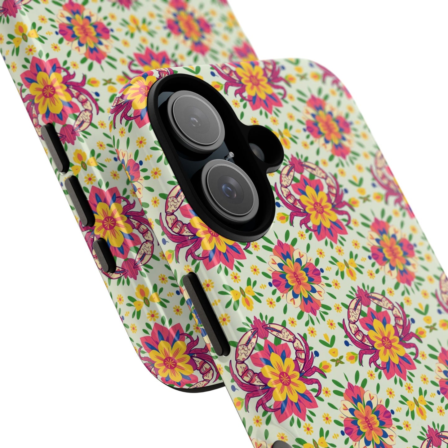 Tough Cases, Cancer, Zodiac v3, Flower Pattern