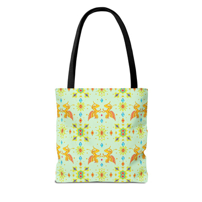 Tote Bag (AOP), Gemini, Zodiac v1, Jewel Pattern