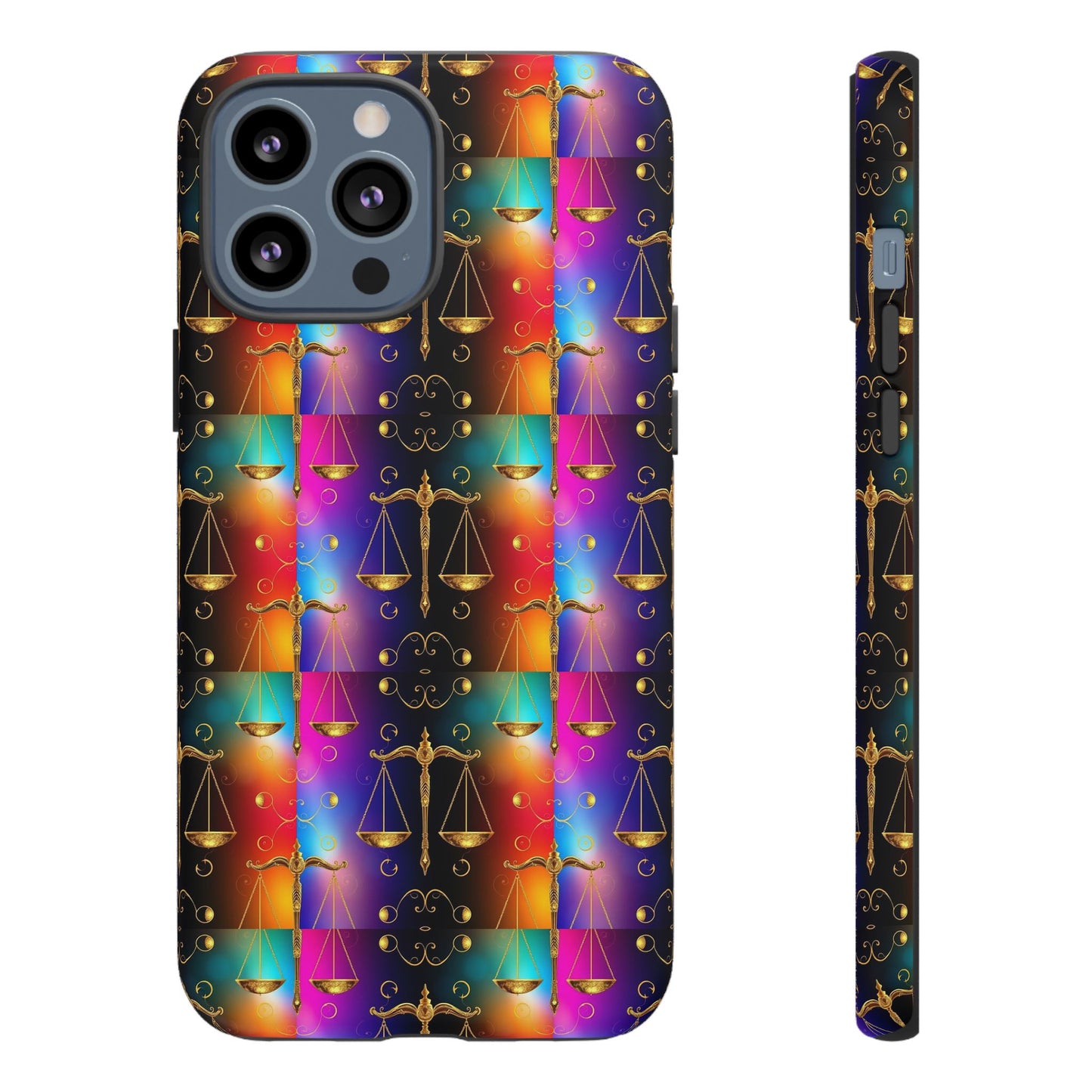 Tough Cases, Libra, Zodiac v1, Metal Pattern