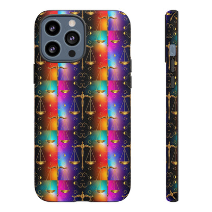 Tough Cases, Libra, Zodiac v1, Metal Pattern