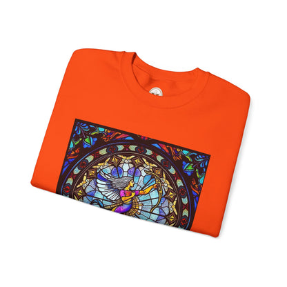 Unisex Heavy Blend™ Crewneck Sweatshirt, Glass, Sagittarius Zodiac Design