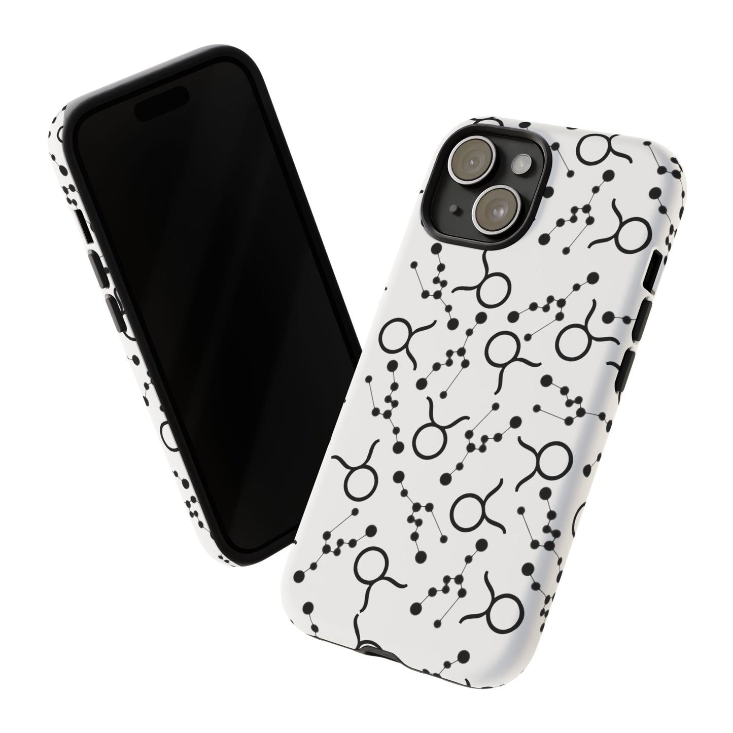 Tough Cases with the Taurus Zodiac sign for iPhone, Samsung Galaxy, and Google Pixel devices