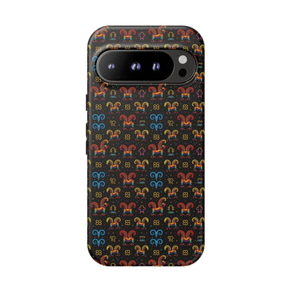 Tough Cases, Aries, Zodiac v1, Metal Pattern