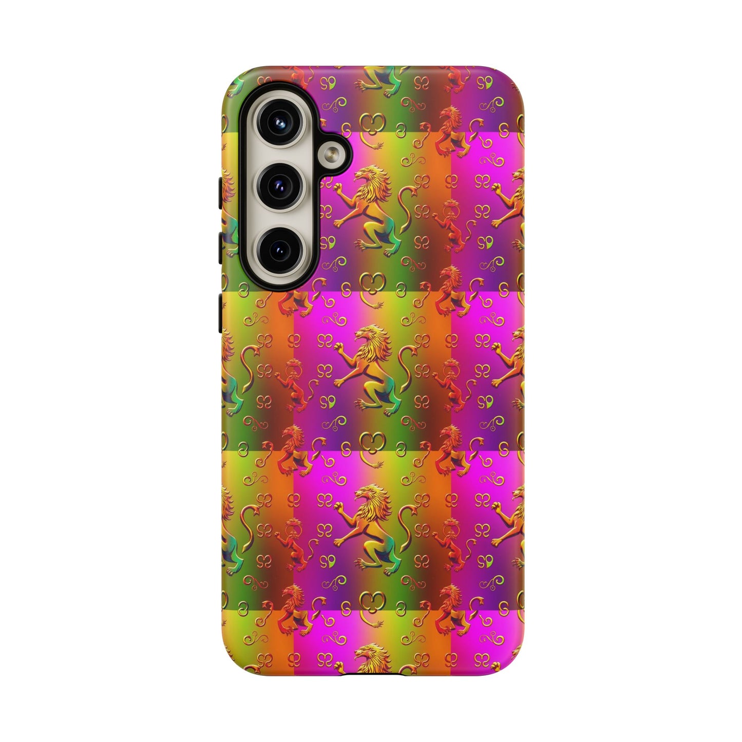 Tough Cases, Leo, Zodiac v1, Metal Pattern