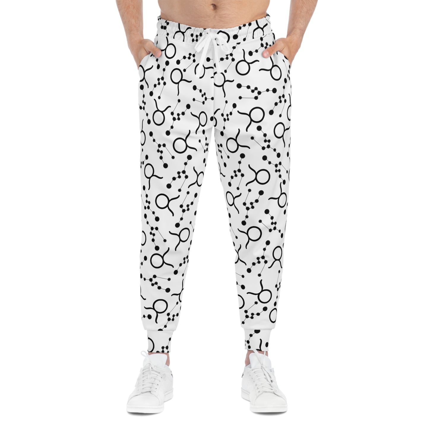 Athletic Joggers Taurus Zodiac sign (AOP)