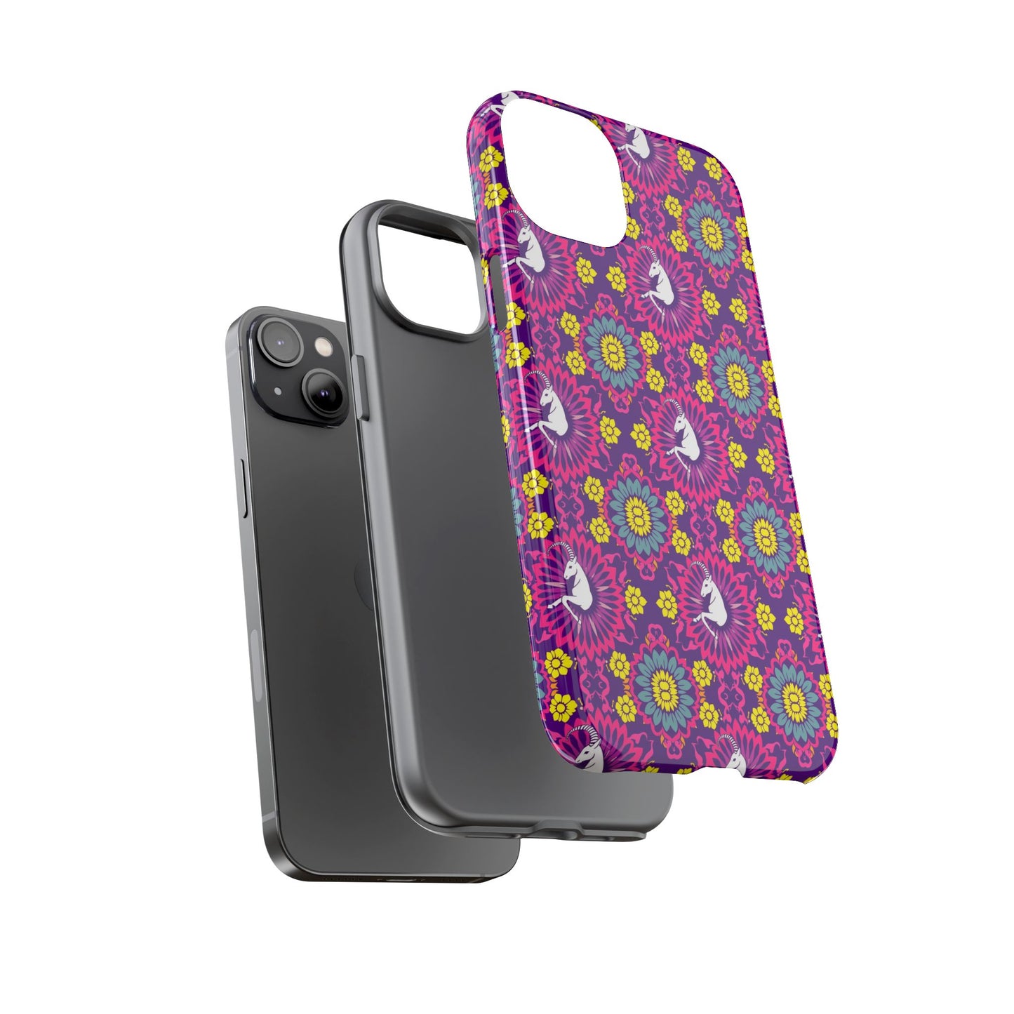 Tough Cases, Capricorn, Zodiac, Flower Pattern