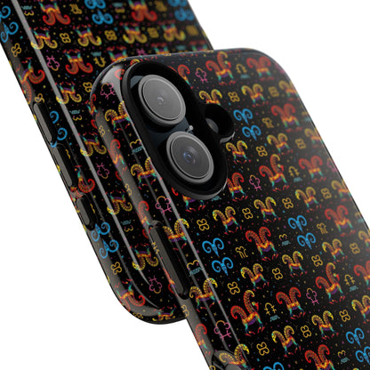 Tough Cases, Aries, Zodiac v1, Metal Pattern