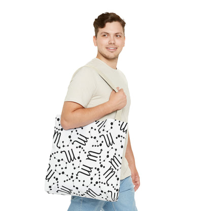 Tote Bag Scorpio Zodiac sign AOP