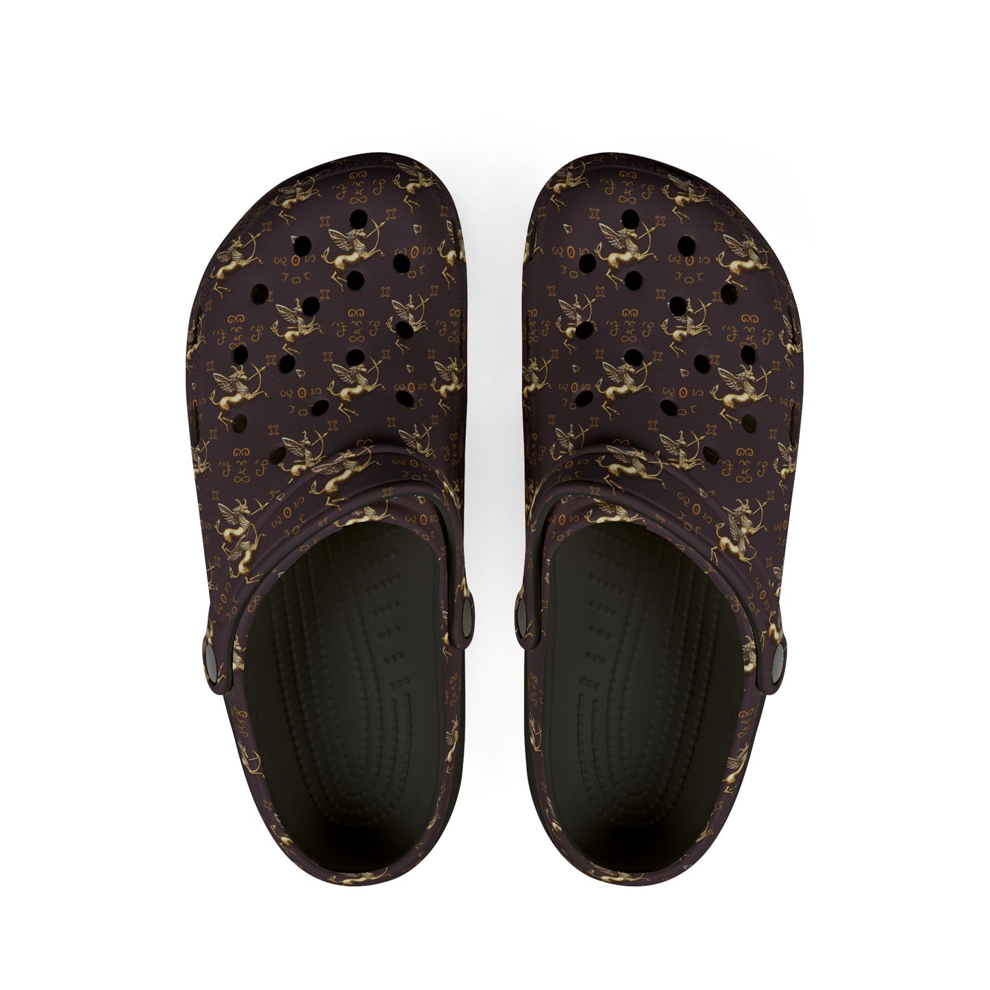 EVA Foam Rubber Shoes, (AOP), Sagittarius, Zodiac v2, Pattern