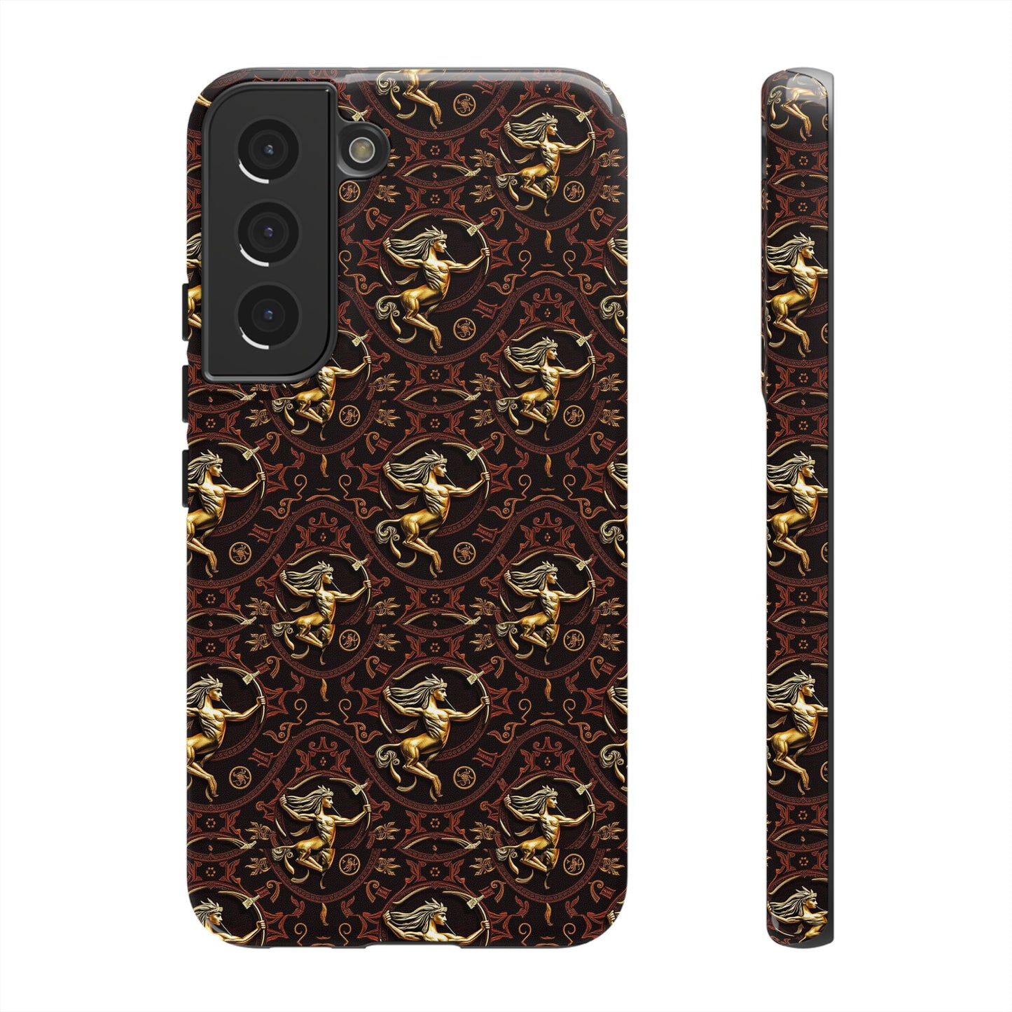 Tough Cases, Sagittarius, Zodiac, Metal Pattern