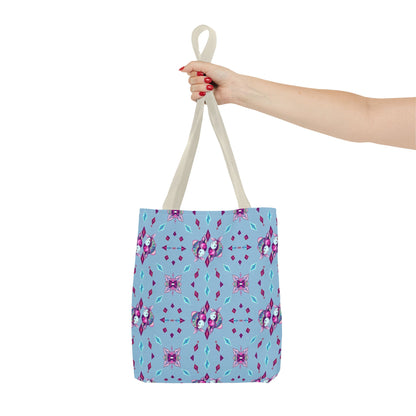 Tote Bag (AOP), Pisces, Zodiac v1, Jewel Pattern