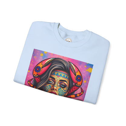 Unisex Heavy Blend™ Crewneck Sweatshirt, Cancer, Zodiac, Sexy Pattern