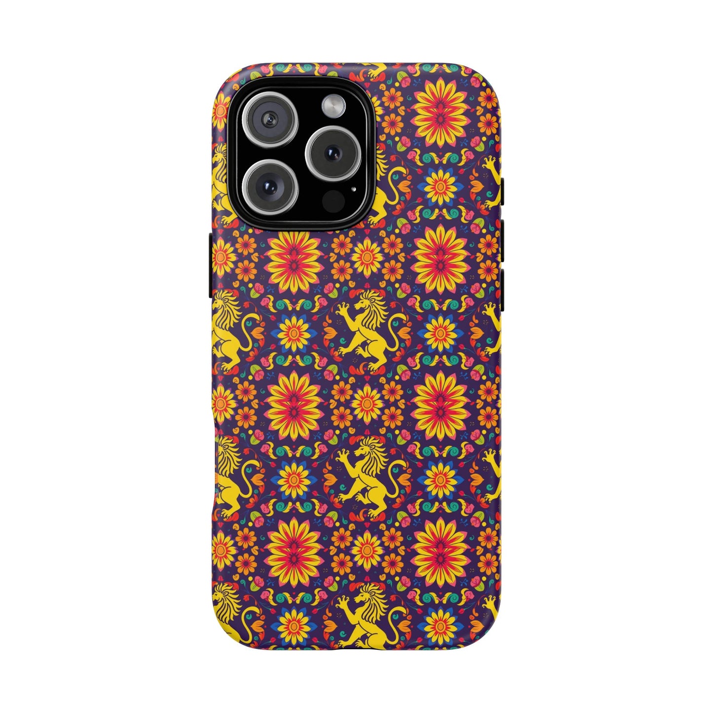 Tough Cases, Leo, Zodiac, Flower Pattern