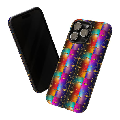 Tough Cases, Libra, Zodiac v1, Metal Pattern
