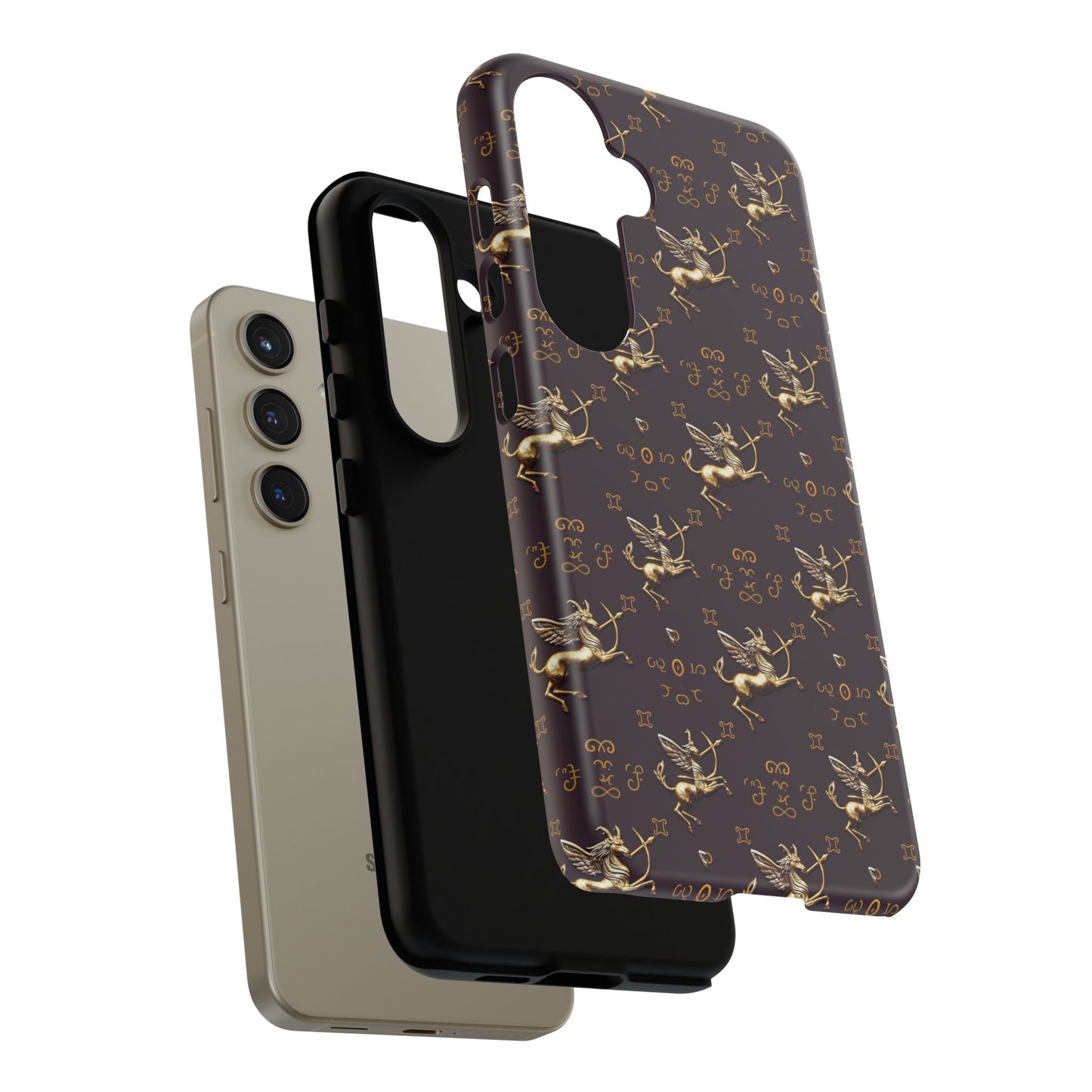 Tough Cases, Sagittarius, Zodiac v3, Metal Pattern